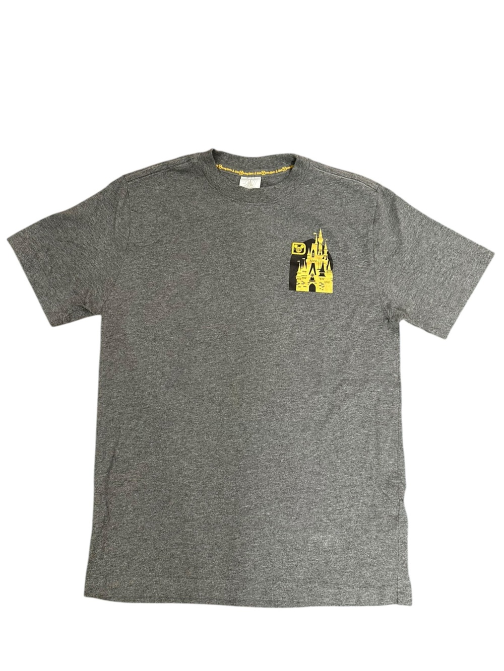 Disney World original gray logo embroidered Tshirt